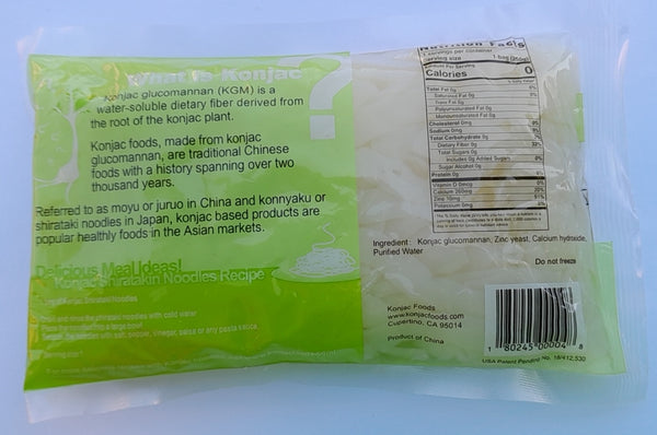 Konjac Shirataki Fettuccine Pasta (with zinc yeast) 8.8 oz - 15 Bags