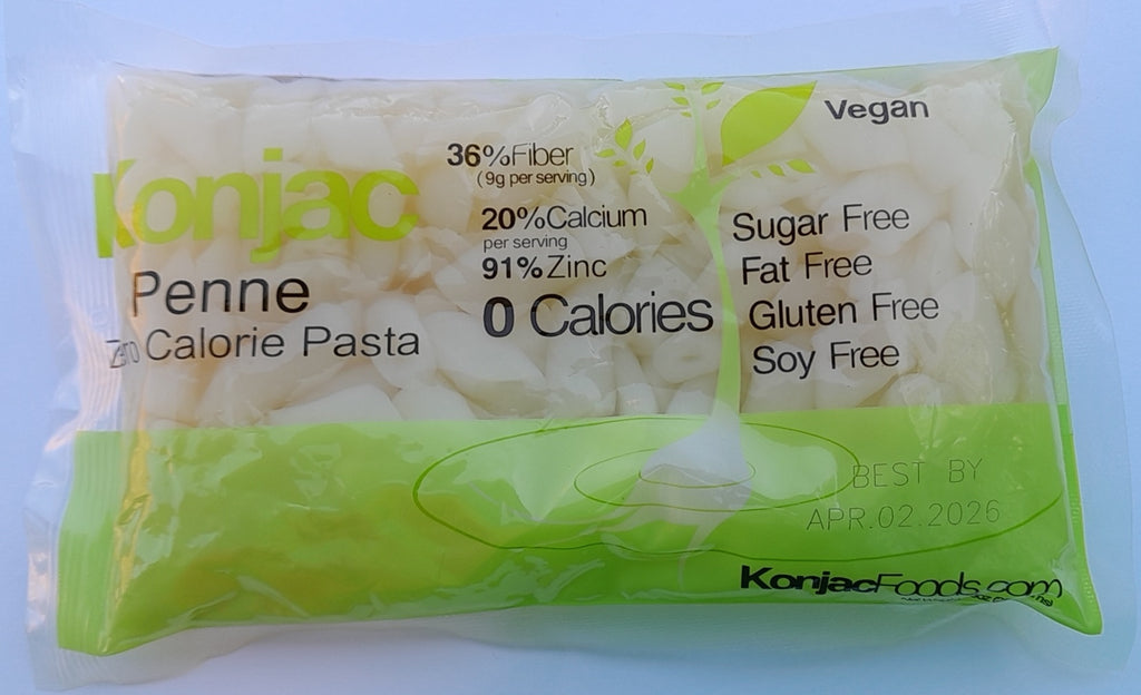 Konjac Shirataki Penne Pasta (with zinc yeast) 8.8oz (15 bag)