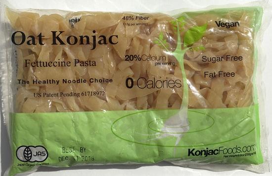 Konjac Shirataki Oat Fettuccine Pasta 8.8oz ( 24 Bags)