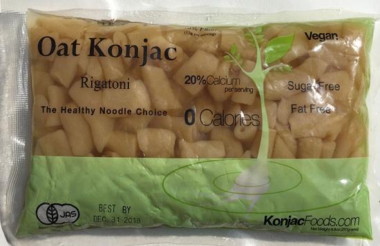 Konjac Shirataki Oat Rigatoni Pasta 8.8oz ( 24 Bags)