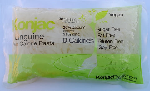 Konjac Shirataki Linguine Pasta(with Zinc Yeast ) 8.8 oz - 15 Bags