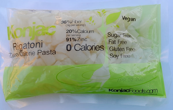 Konjac Shirataki Rigatoni Pasta (with zinc yeast) 8.8oz (15 bag)