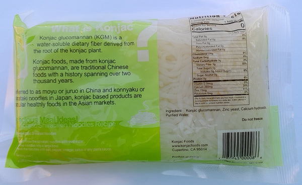 Konjac Shirataki Thin Noodles (with zinc yeast) 8.8 oz (15 Bag)