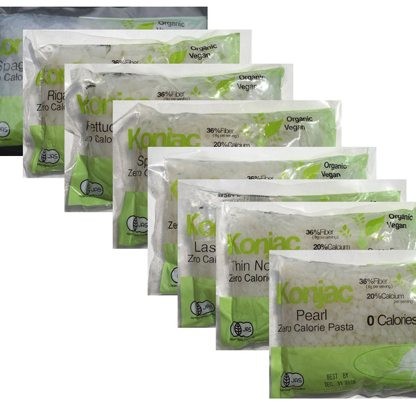 Konjac Oat Fiber Noodles Variety Pack 24 bag (9 variety)