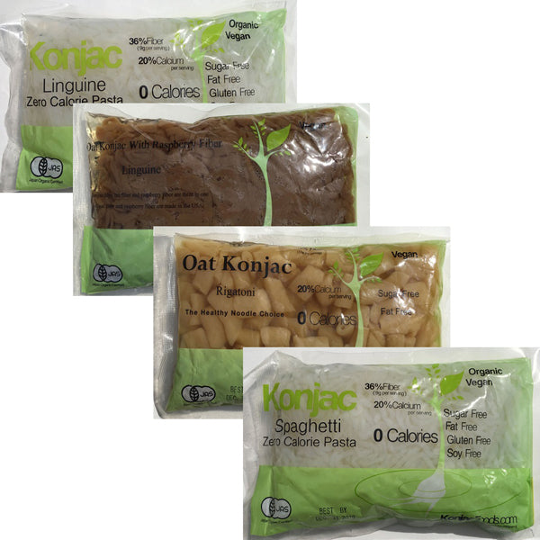 4 bags Konjac Shirataki sample pack (4 different items)
