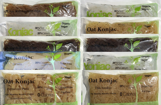 24 bags Konjac Shirataki sample pack (12 different items)